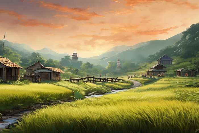 描写乡村生活的诗词，描写乡村生活的诗词选择其中一首抄在下面