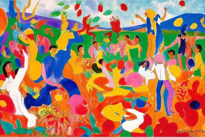 生活的欢乐马蒂斯构成要素是什么，生活的欢乐 马蒂斯