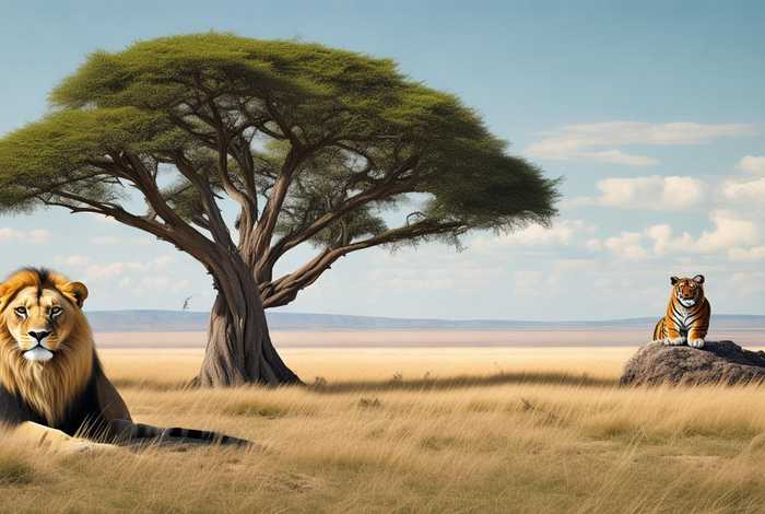 狮子老虎生活在什么地方 - 狮子老虎生活在什么地方呢
