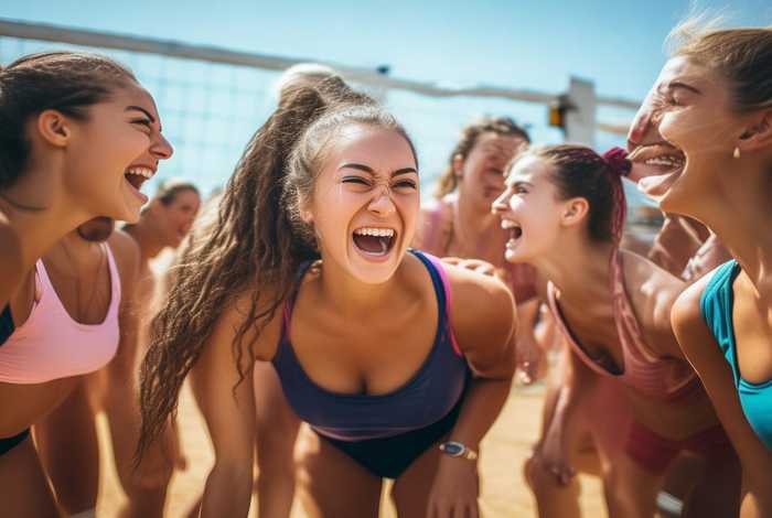 女排生活，女排生活合照