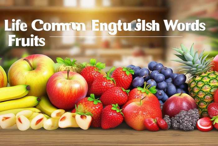 生活常用英语单词app，生活常用英语单词水果篇