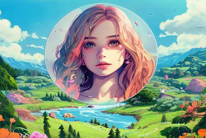 女头像生活照风景；女头像生活照风景动漫