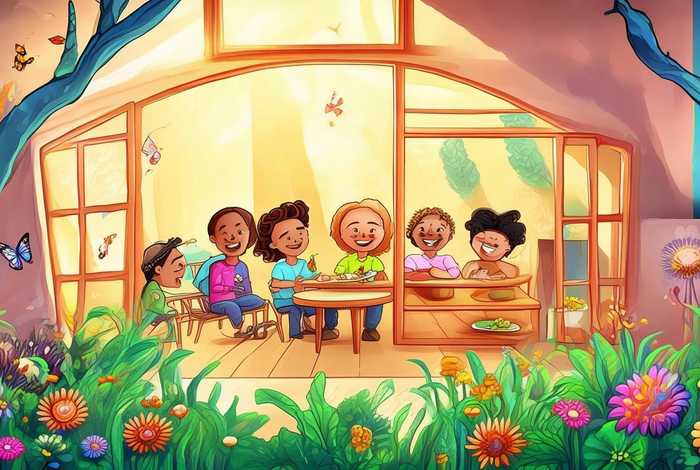 手绘幸福生活的图片（手绘幸福生活的图片素材）