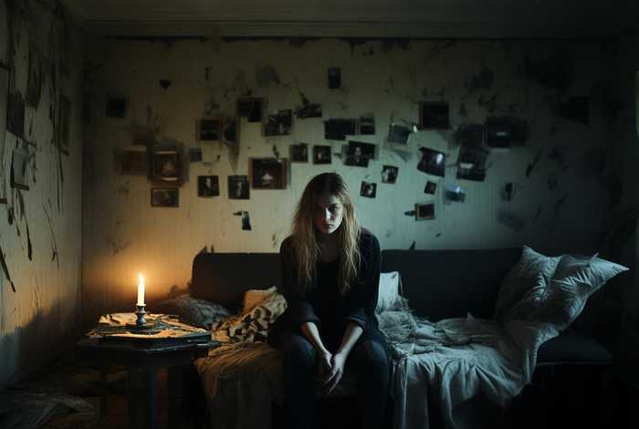 生活凌乱的图片伤感 - 生活凌乱的图片伤感女