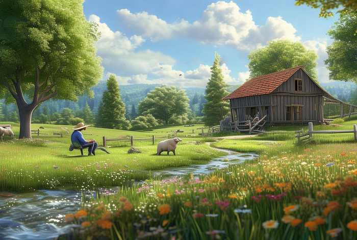 惬意的田园生活是什么意思、惬意的田园生活是什么意思啊