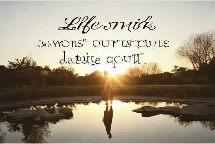 生活是你自己的经典语录；生活是你自己的经典语录英文