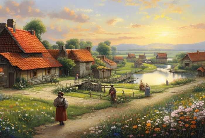 名家笔下的生活 名家笔下的乡村生活