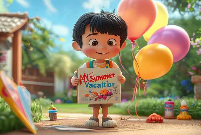 暑假生活1000字左右作文小学；小学生暑假生活作文100字