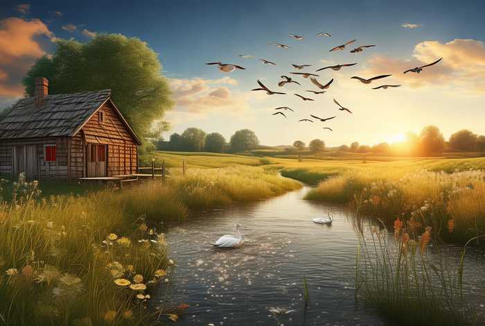 描写乡村生活的散文诗 描写乡村生活的散文诗歌