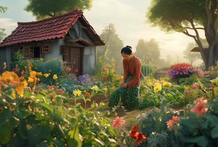 农村小爽生活，农村生活小莎