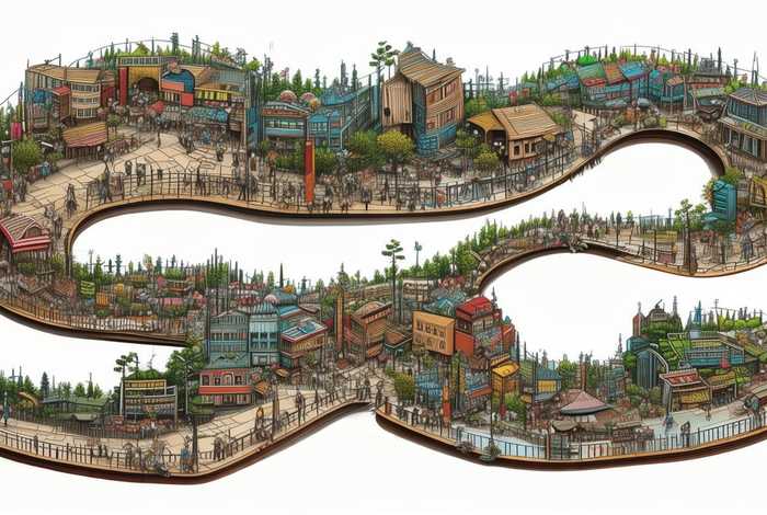 千米生活圈连环画、1千米多长在生活实例 千米生活圈连环画、1千米多长在生活实例