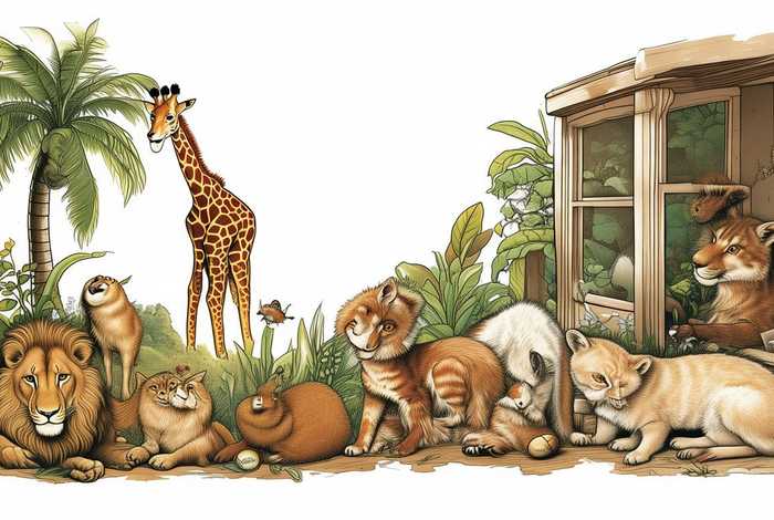 生活的作文300字、描写动物的外形和生活的作文300字