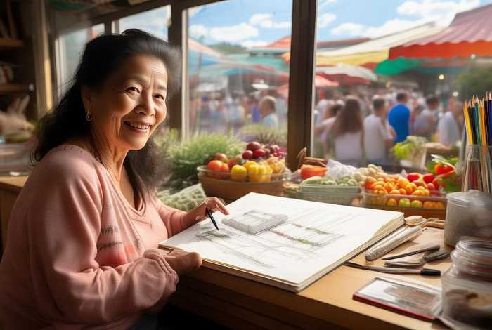 生活场景速写素材 生活场景速写素材9级图片