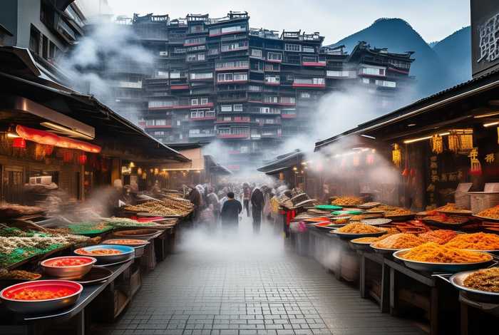 山城生活美食；山城美食城