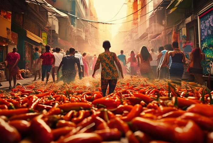 热辣生活主题设计画，热辣生活主题设计画画图片