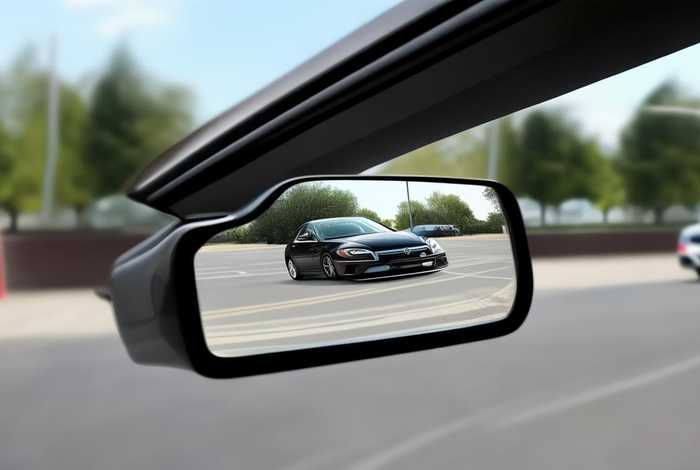 生活中倒车入库后视镜 - 现实生活中倒车入库看后视镜技巧