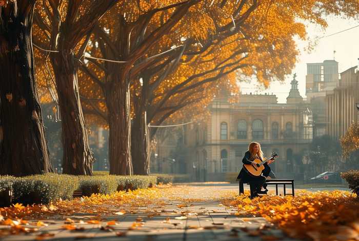 墨尔本的秋天歌词；墨尔本的秋天歌词含义