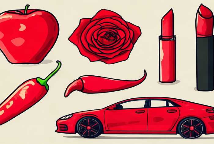 生活中红色的东西简笔画；生活中哪些东西是红色的简笔画