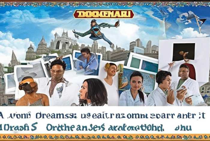 梦想和职业规划、梦想和职业规划的英语海报