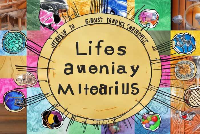 生活中的材料思维导图 - 生活中的材料思维导图图片