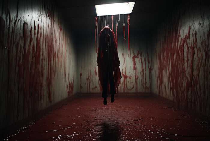 乔任梁死亡现场血腥图 - 乔任梁现场图血倒吊剧情视频