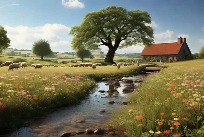 描写田园生活的经典句子，描写田园生活的经典句子摘抄