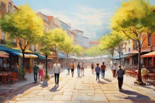 生活景观的画，生活景观的画怎么画