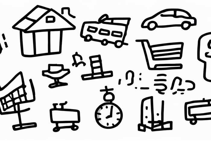 生活标志图片大全图片；生活标志图片大全图片简笔画