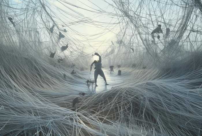 生活就像一张网矛盾、生活就像一张网矛盾的句子