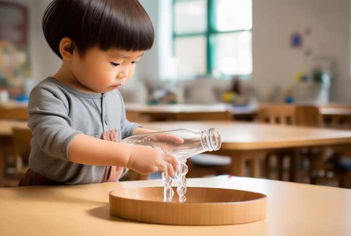 蒙台梭利日常生活教案倒水；蒙台梭利日常生活教案 倒水