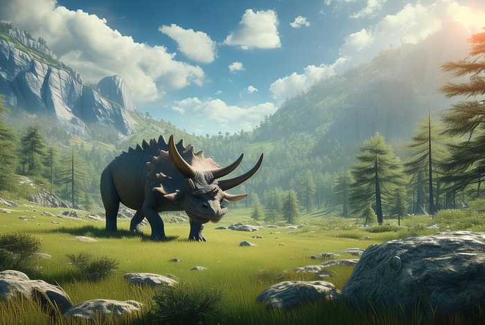 三角龙生活在哪里地方（三角龙生活的地点在哪里）