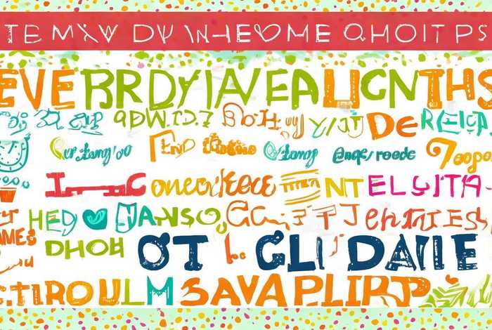 生活中的英语手抄报模板图片；生活中的英语手抄报模板图片简单