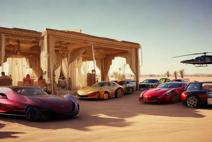 沙特王室的奢靡生活挥金如土；沙特王室的奢侈生活