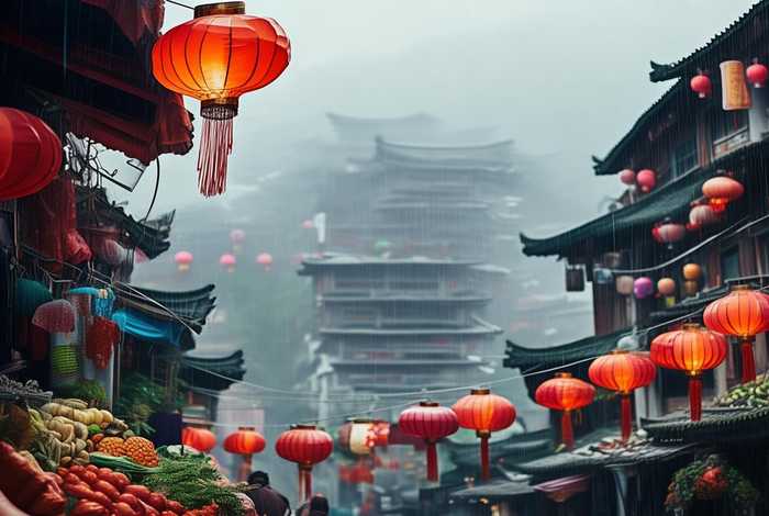 山城生活烟火气实录；山城烟雨