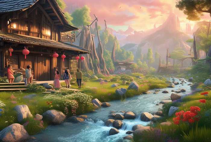 世外桃源生活照，世外桃源生活照片高清