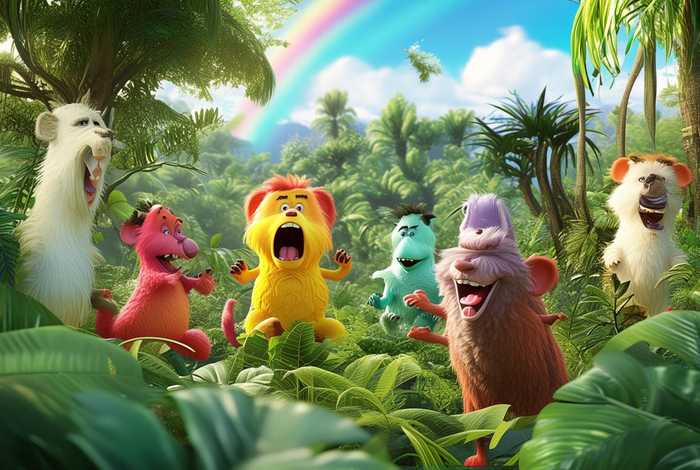 热带雨林的爆笑生活漫画；热带雨林的爆笑生活漫画书