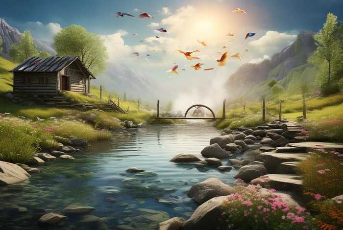 世外桃源生活的说说，世外桃源般的生活说说