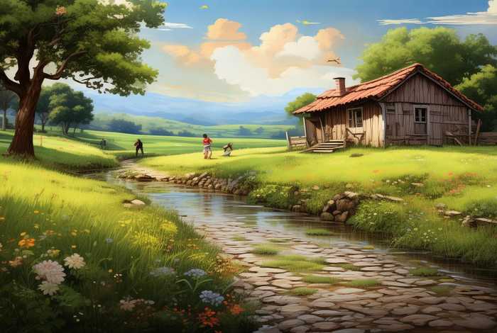 农村生活场景的诗句；农村生活场景的诗句描写