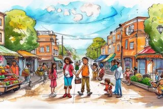 生活景象手绘图 生活景象手绘图怎么画