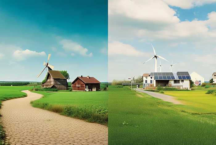 农村生活图片对比、农村生活图片对比图