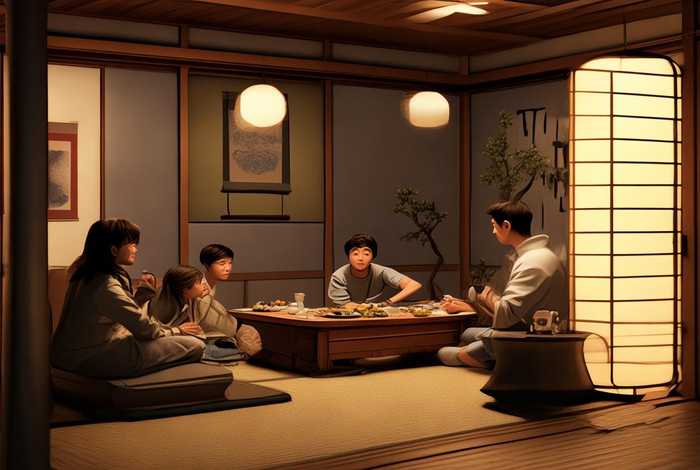 日本传统家庭生活片，日本家庭生活图片