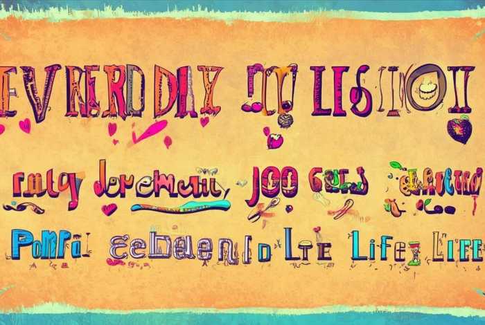 生活的字体设计ppt免费模板 - 生活的字体设计ppt免费模板图片