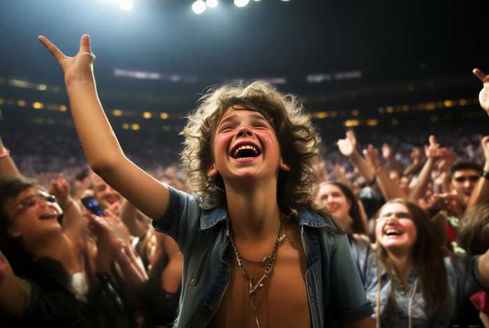 暖心的一幕；迈克尔杰克逊演唱会最暖心的一幕