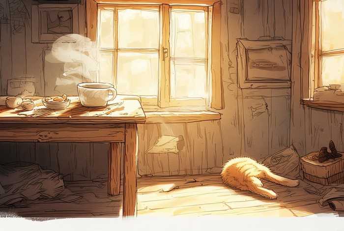 生活的一角绘画 生活的一角绘画素描