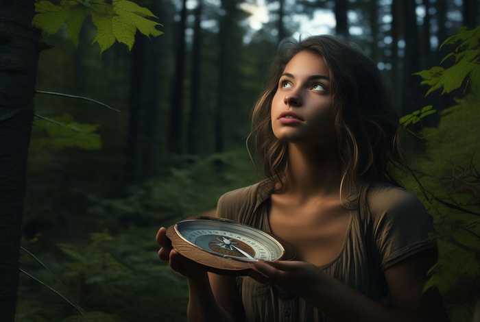 生活中如何辨别方向的画 - 生活中如何辨别方向的画图