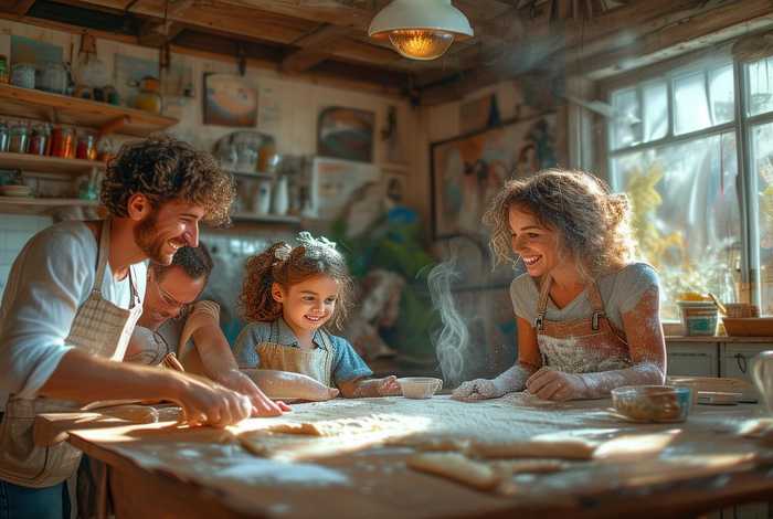 手绘生活场景，手绘生活场景图片