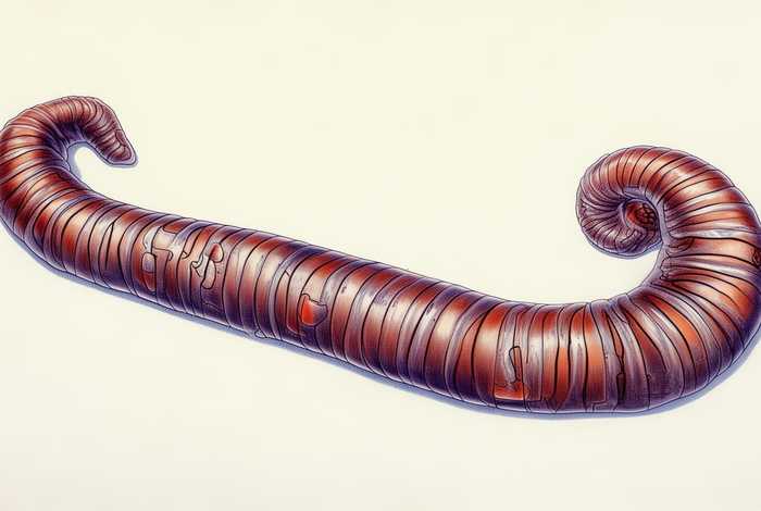 牛带绦虫孕节,牛带绦虫孕节片手绘图标注 牛带绦虫孕节,牛带绦虫孕节片手绘图标注