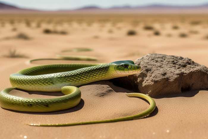 生活在沙漠的蛇 - 生活在沙漠的蛇图片