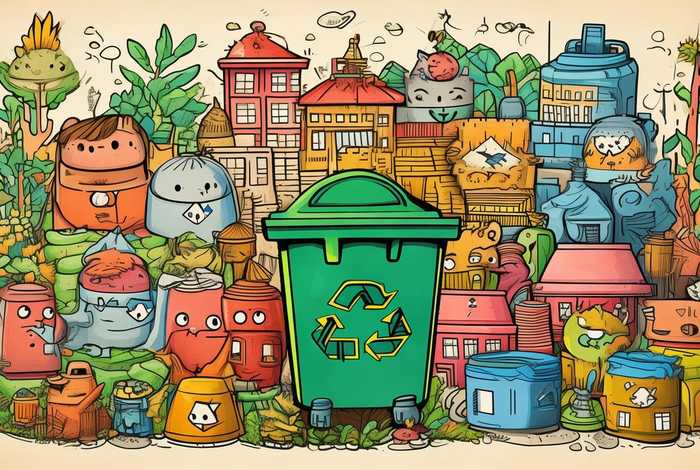 生活垃圾分类主题创意手抄报 生活垃圾分类主题创意手抄报图片