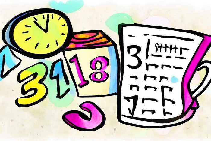 生活中有数字的物品的简笔画 生活中有数字的物品的简笔画图片